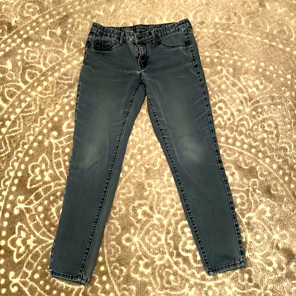 Mid rise denim legging